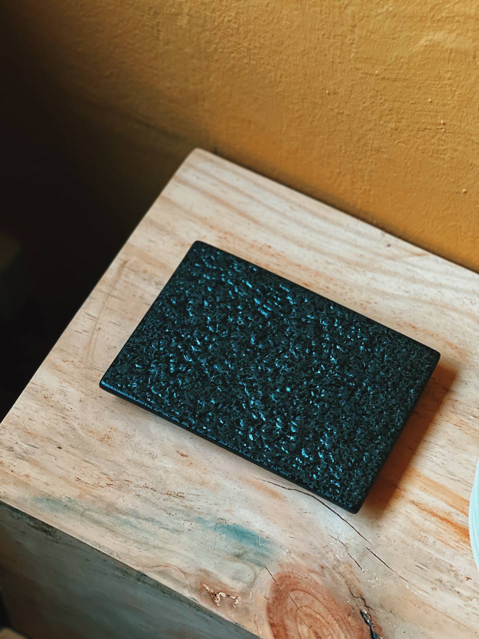 Black Pebbled Tray